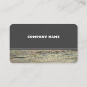 Rustige racked Wood Loyalty Card (Achterkant)