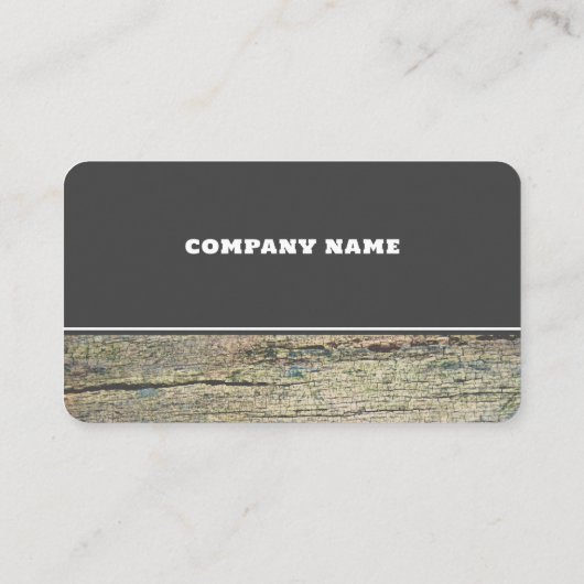 Rustige racked Wood Loyalty Card (Achterkant)