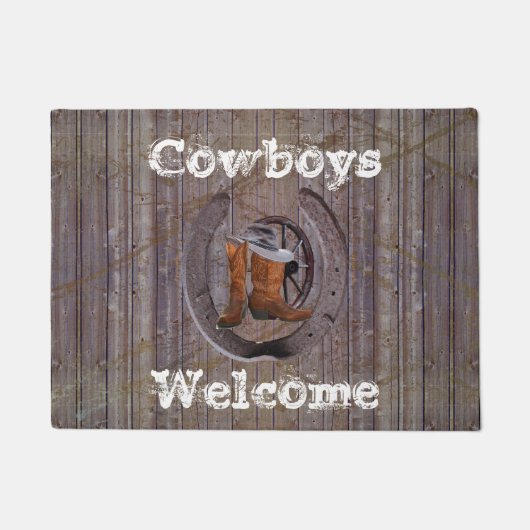 Rustige ranch met de salonstaaf deurmat (Voorkant)