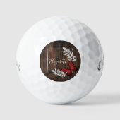 Rustige Red Butterfly Golf Balls Golfballen (Voorkant)