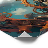 Rustige reflecties, surrealistische menselijke fig poster (Hoek)