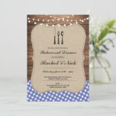 Rustige repetitie: Blauwe tonnetjes uitnodigen Kaart (Staand voorkant)