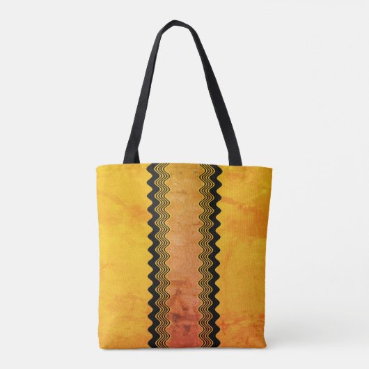 Rustige Retrostijl Tote Bag (Achterkant)