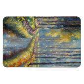 Rustige River Path impressionistische landschapsku Magneet (Horizontaal)
