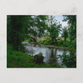 Rustige rivier Elwy en St Asaph-brug Briefkaart (Voorkant)