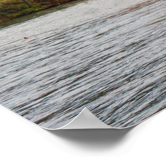 Rustige rivierposter poster (Hoek)
