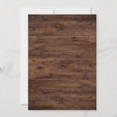 Rustige Rode Bloemen Genderfeest Kaart (Achterkant)