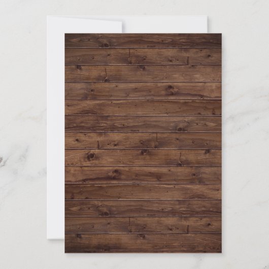 Rustige Rode Bloemen Genderfeest Kaart (Achterkant)