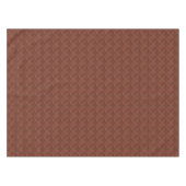 Rustige rode Brick-patroonrechthoek Tafelkleed (Voorkant (Horizontaal))