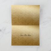 Rustige rode bruiloft Dank je Bedankkaart (Binnen)