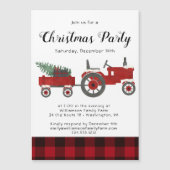 Rustige rode buffel met kerstfeest in het Rustige  (Voorkant)