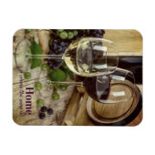 Rustige rode en witte glazen druiven Barrel Magneet (Horizontaal)