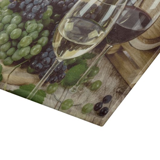 Rustige rode en witte glazen druiven Barrel Snijplank (Hoek)