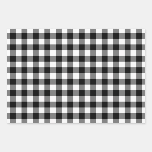 Rustige rode groene en zwarte buffelkerst inpakpapier vel (Voorkant 2)