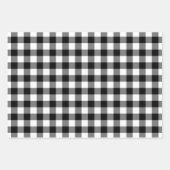 Rustige rode groene en zwarte buffelkerst inpakpapier vel (Voorkant 2)