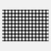 Rustige rode groene en zwarte buffelkerst inpakpapier vel (Voorkant 2)