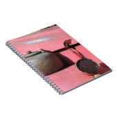 Rustige rode grond rover Afrikaanse safari jeep Notitieboek (Rechterzijde)