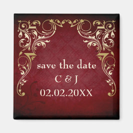 rustige rode kool behalve de datummagneten magneet