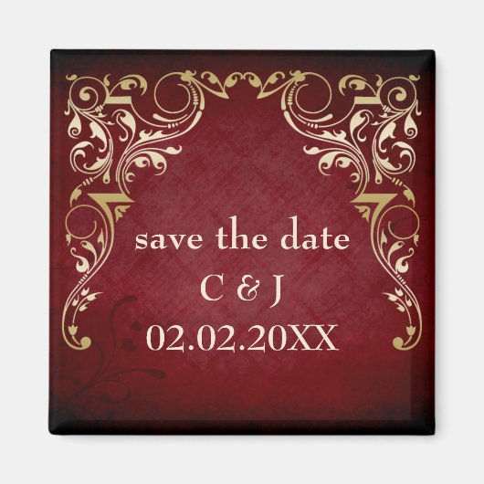 rustige rode kool behalve de datummagneten magneet (Voorkant)