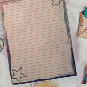 Rustige rode, rode, rode, zwarte rand aan de rand notitieblok