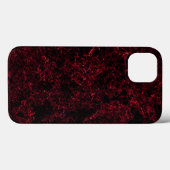 Rustige rode spons op zwarte of donkerrode achterg Case-Mate iPhone case (Achterkant (horizontaal))