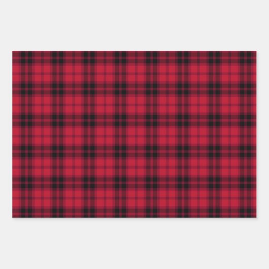 Rustige rode zwarte buffelstaafwonden inpakpapier vel (Voorkant)