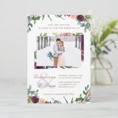 Rustige Romance Prachtige tweefoudenweddenschap Kaart (Staand voorkant)