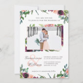 Rustige Romance Prachtige tweefoudenweddenschap Kaart (Voorkant)