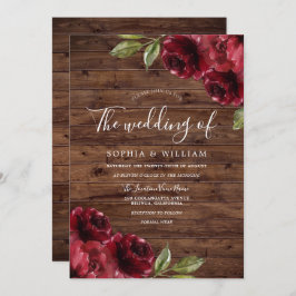 Rustige Romantische Bourgogne Roodrozenweduwschap Kaart