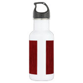 Rustige Rood Achtergrond Waterfles (Achterkant)