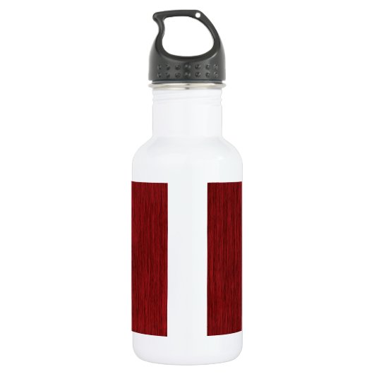 Rustige Rood Achtergrond Waterfles (Achterkant)