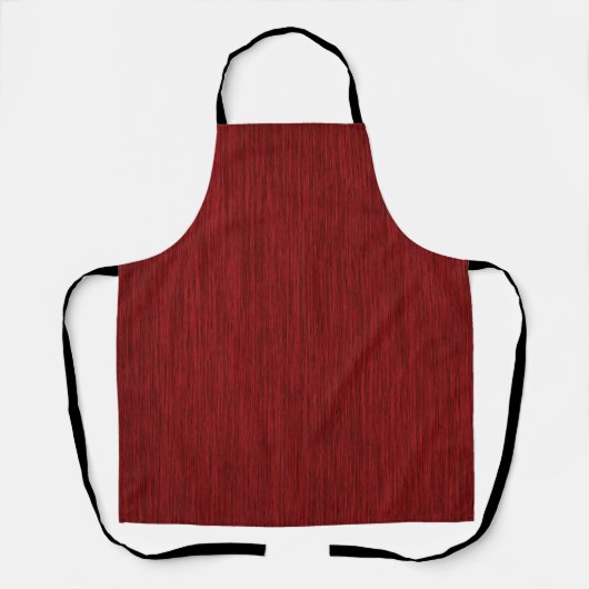 Rustige Rood blik Schort (Voorkant)