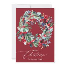 Rustige roodbruine marineblauw kerstmis