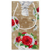 Rustige Roos Gift Bag Klein Cadeauzakje (Achterkant)