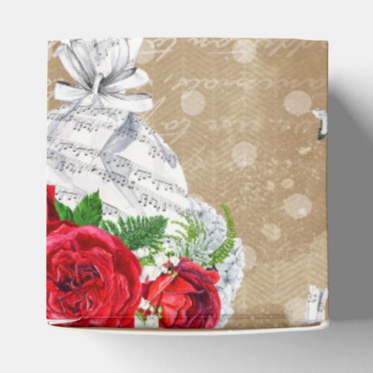 Rustige Roos Gift Box met hart Bedankdoosjes (Bovenkant)