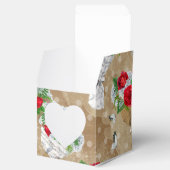 Rustige Roos Gift Box met hart Bedankdoosjes (Geopend)