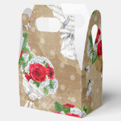 Rustige Roos Gift Box met hart Bedankdoosjes (Geopend)