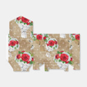 Rustige Roos Gift Box met hart Bedankdoosjes (Uitgevouwen)