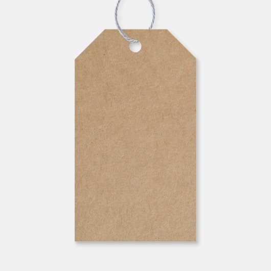 Rustige roze bloeiende cactus cadeaulabel (Achterkant)