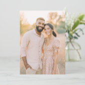 Rustige Roze Bloem Foto Kaart (Staand voorkant)