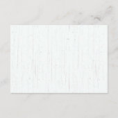 Rustige roze eucalyptus Floral Wedding Reception Informatiekaartje (Achterkant)