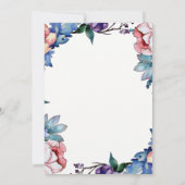 Rustige roze flesvormige Vrijgezellenfeest Kaart (Achterkant)