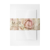 Rustige roze roze roze bruiloft uitnodigingen wikkel (Voorkant Voorbeeld)