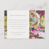 Rustige Roze - Zonnebloem - details Informatiekaartje (Voorkant)