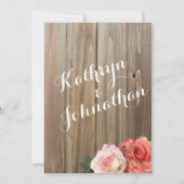 Rustige Rozen | Bridal Shower-uitnodigingen Kaart (Achterkant)