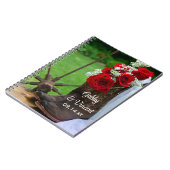 Rustige Rozen Cowboy Boots country Western Wedding Notitieboek (Linkerzijde)