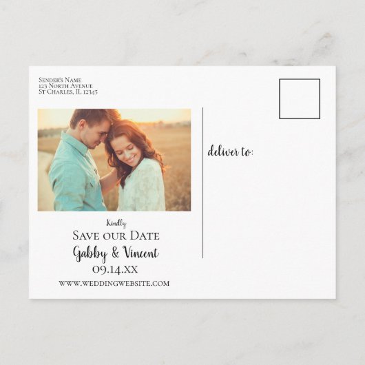 Rustige Rozen Cowboy Boots Save the Date Sepia Aankondigingskaart (Achterkant)