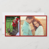 Rustige Rozen Cowboy Boots Wedding Save the Date (Voorkant)