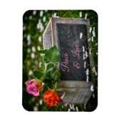 Rustige Rozen en dagen *Aanpassen* Magneet (Verticaal)