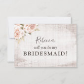 Rustige Rozen met rotsbruin  Kaart (Voorkant)